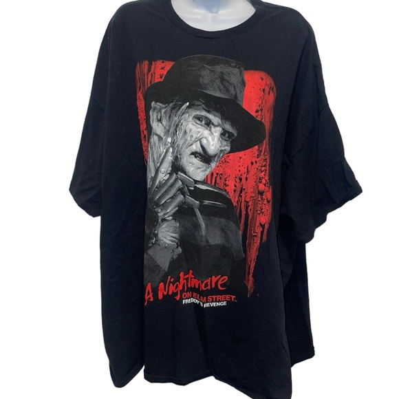 a nightmare on elm street Other - A NIGHTMARE ON ELM STREET FREDDY’S REVENGE Black Crew Neck TShirt Size 4X